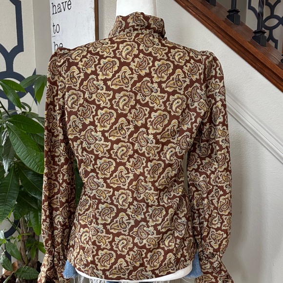Gorgeous Vintage, feminine Paisley Long Sleeve Blouse 🤩 - Picture 7 of 10
